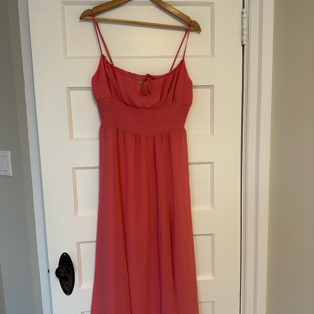 Wilfred Bright Pink Spaghetti Strap Dress